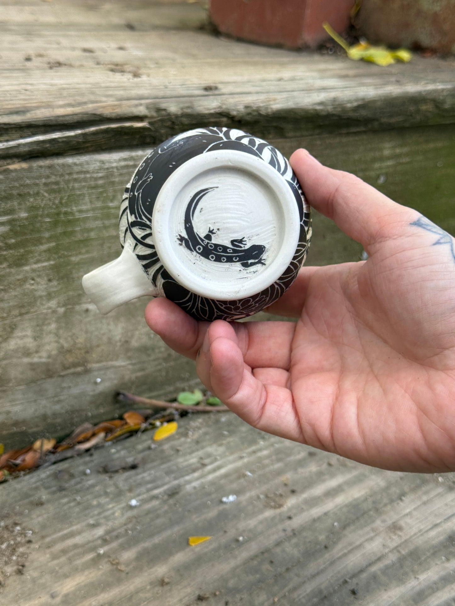 Red eft espresso mug