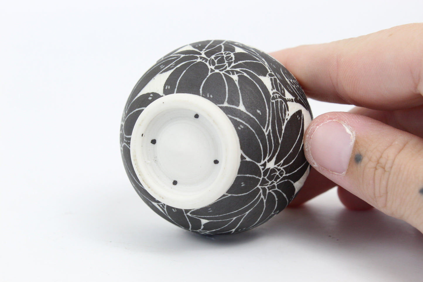 Rhododendron Mini Moon Vase