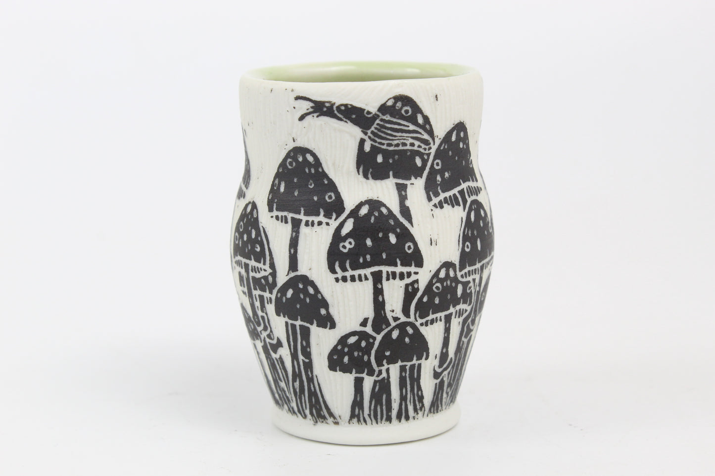 Mushroom forest vase