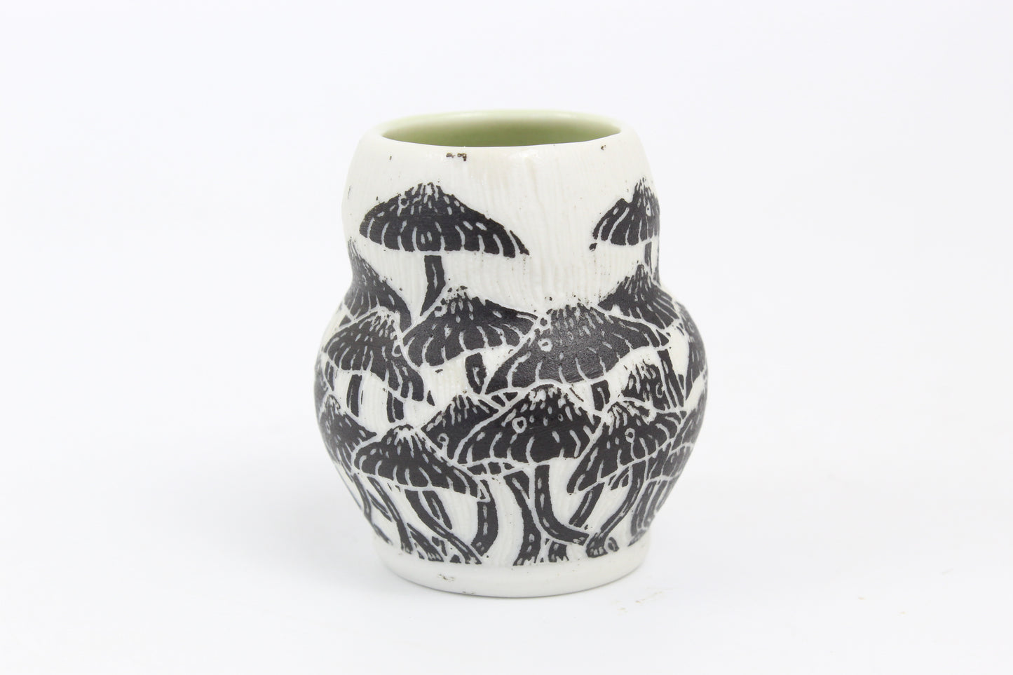 Mini mushroom forest vase