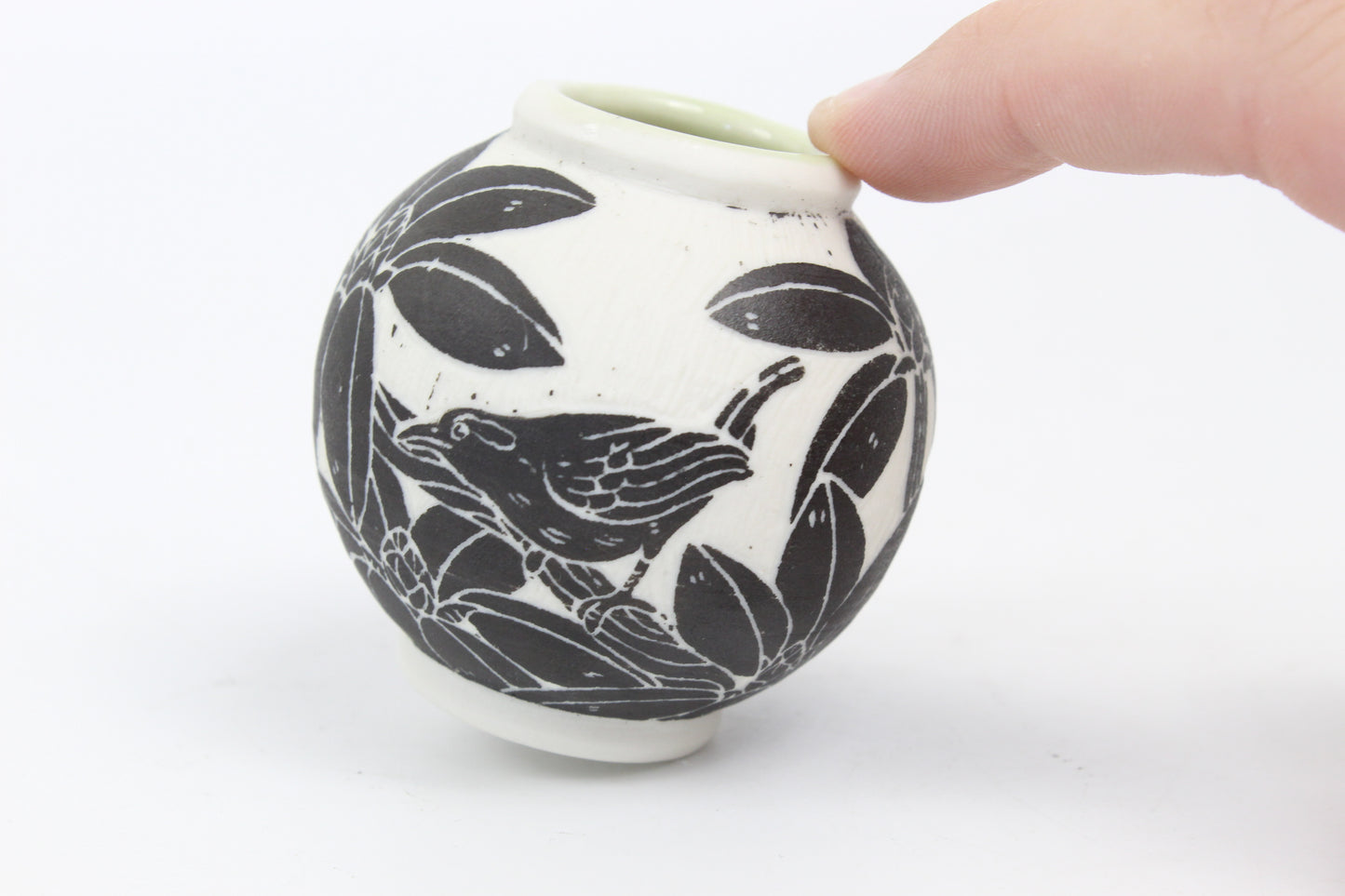 Rhododendron Mini Moon Vase