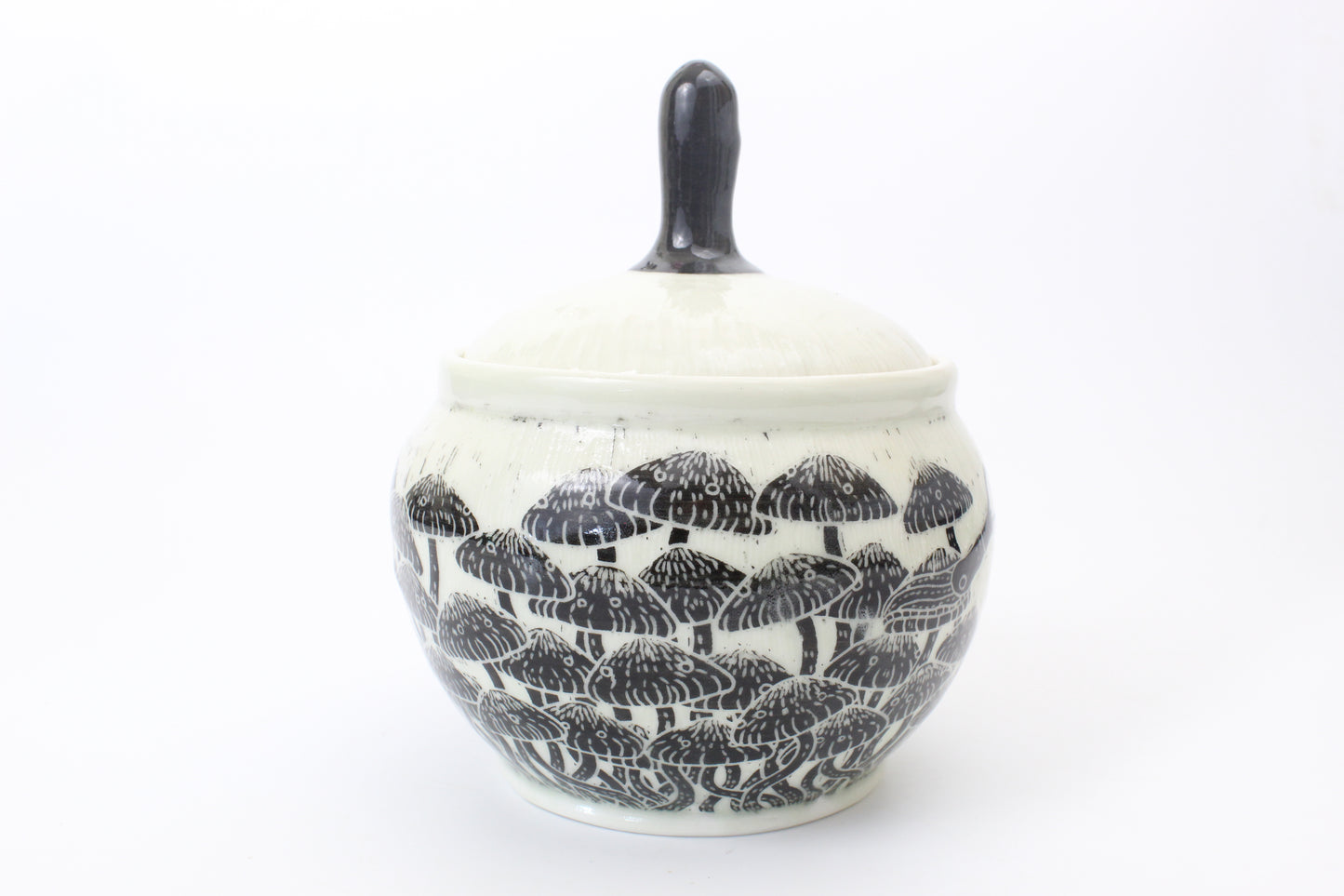 Mushroom forest jar