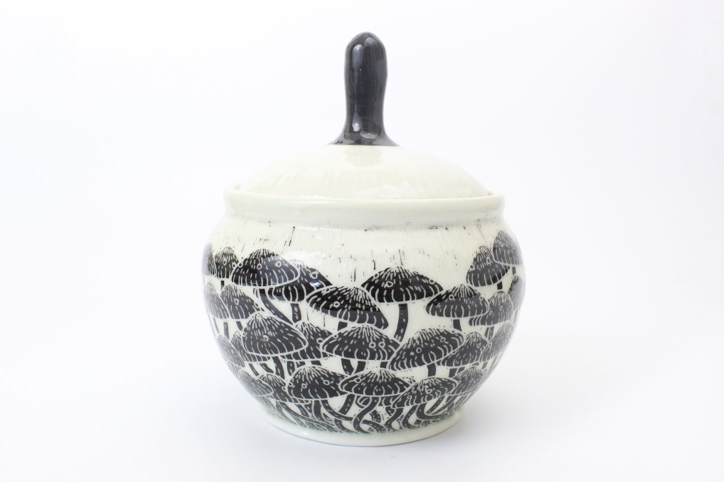 Mushroom forest jar
