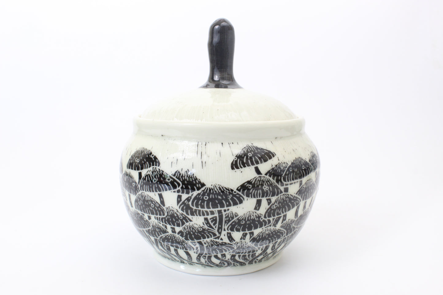Mushroom forest jar