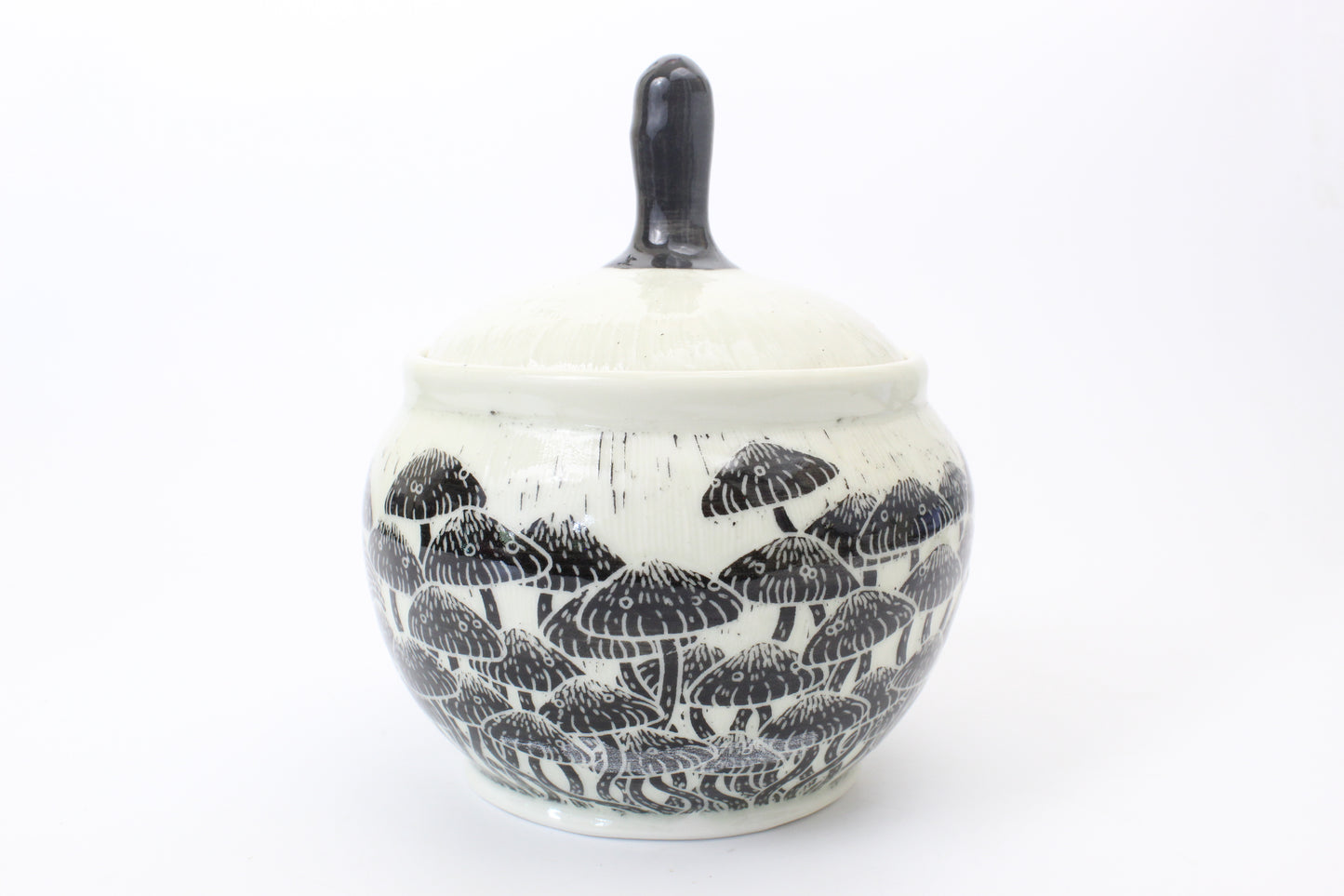 Mushroom forest jar