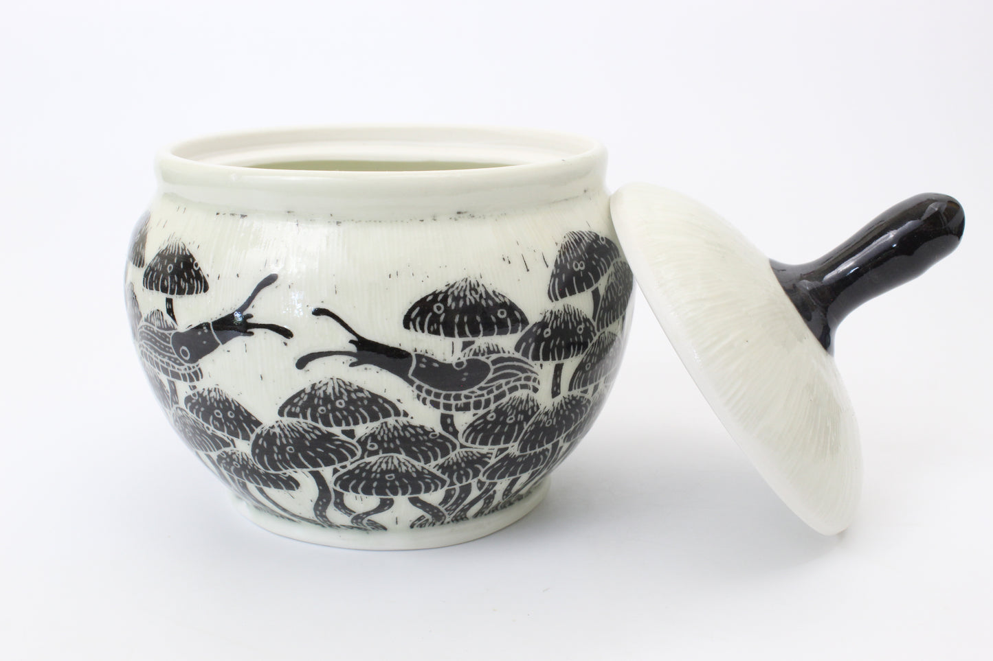 Mushroom forest jar