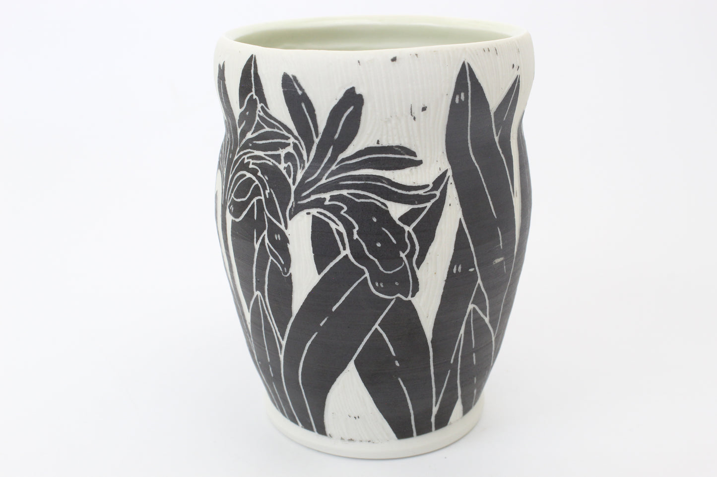 Snail and Irises Tumbler