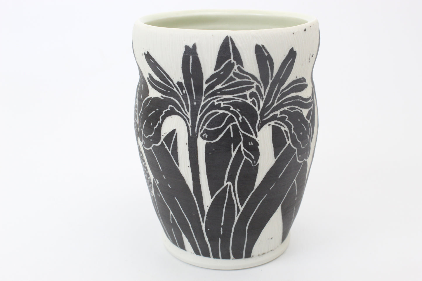 Snail and Irises Tumbler