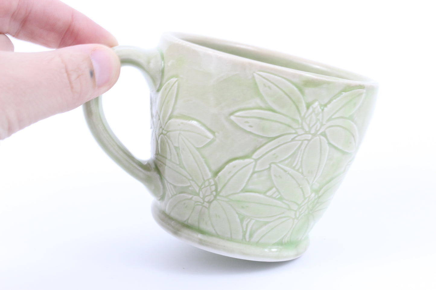 Rhododendron and slug mug
