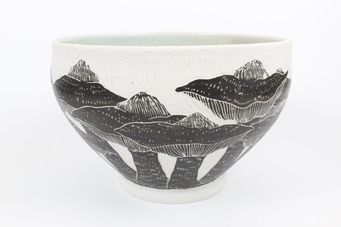 Mushroom serving bowl