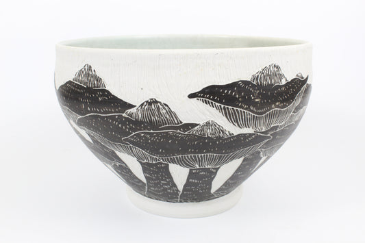Mushroom serving bowl