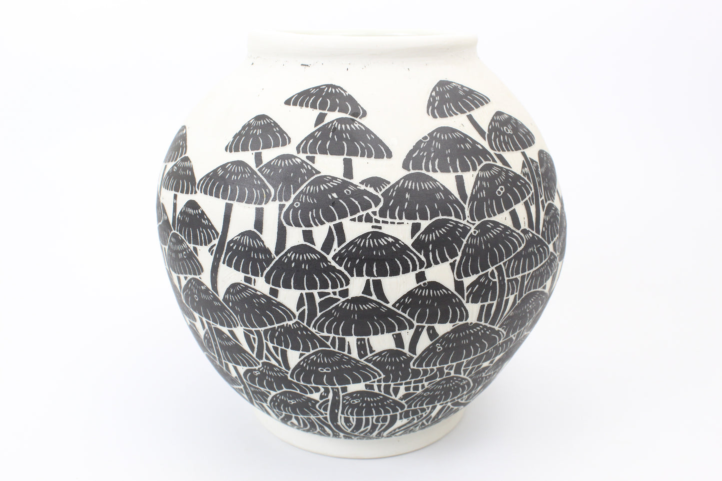 Mushroom Forest Moon Vase