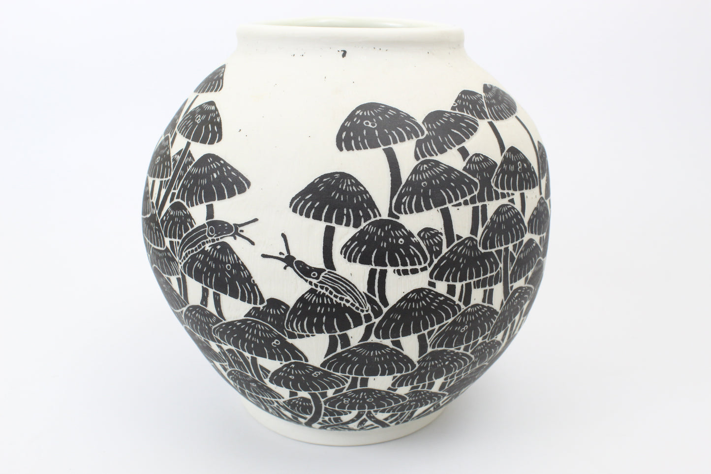 Mushroom Forest Moon Vase