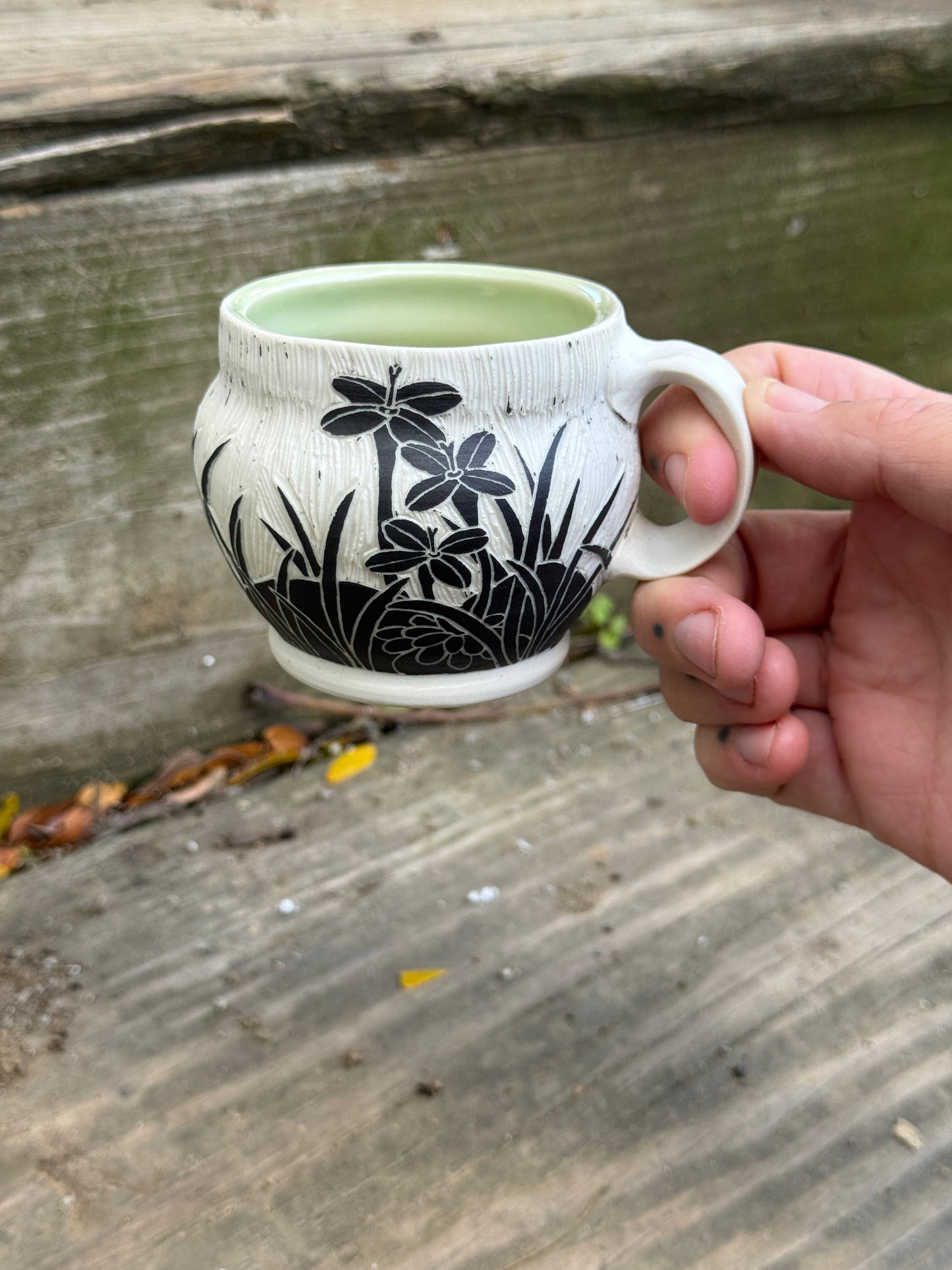 Red eft espresso mug