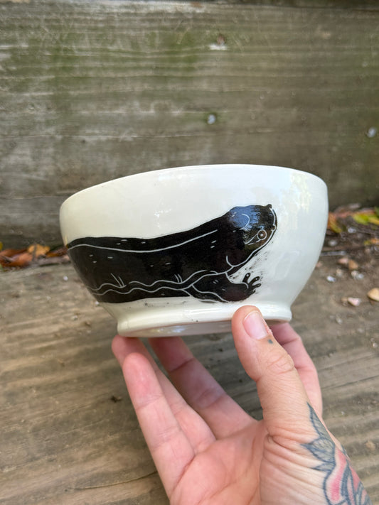 Hellbender soup bowl