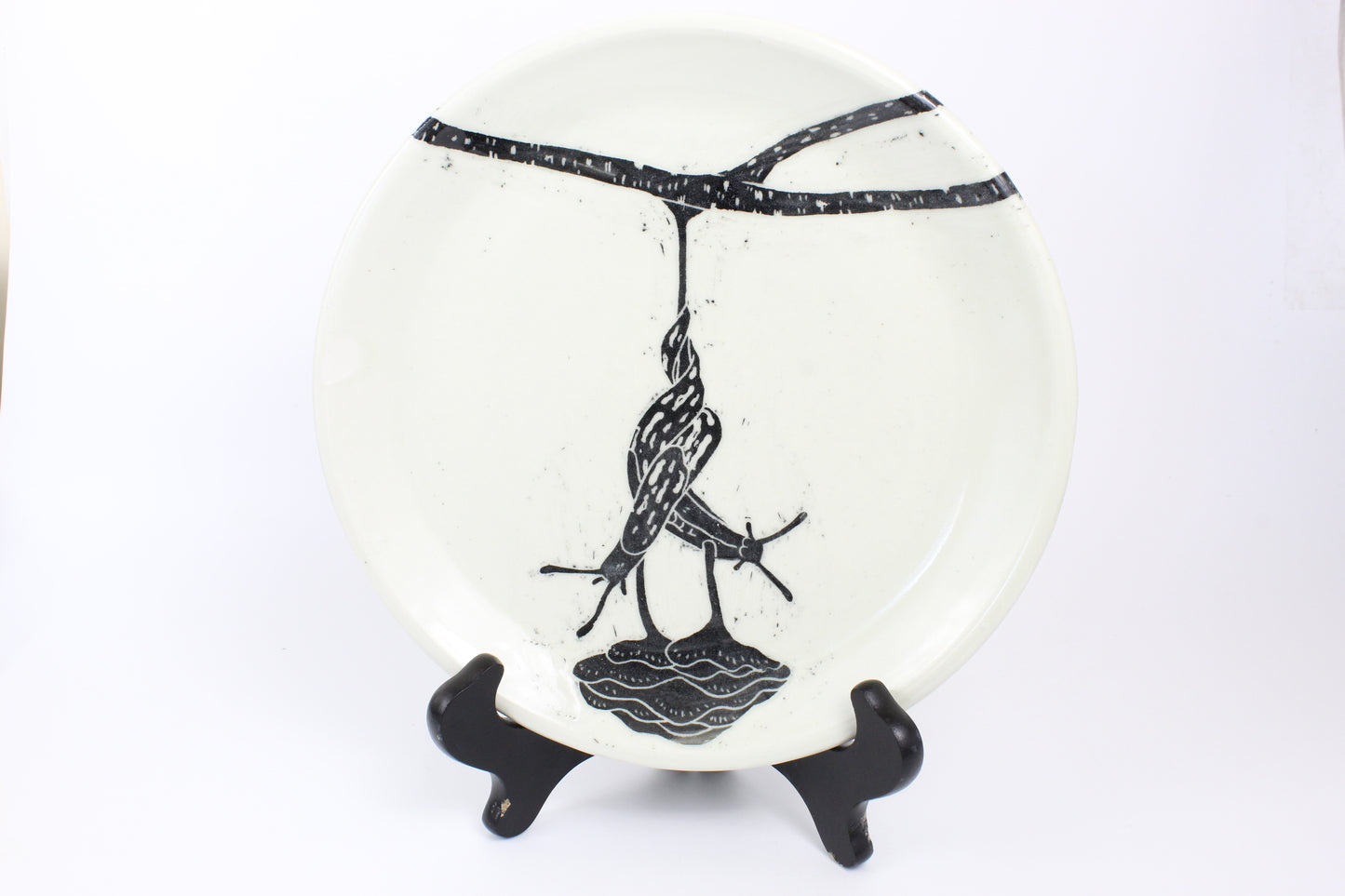 Slug sex dinner plate