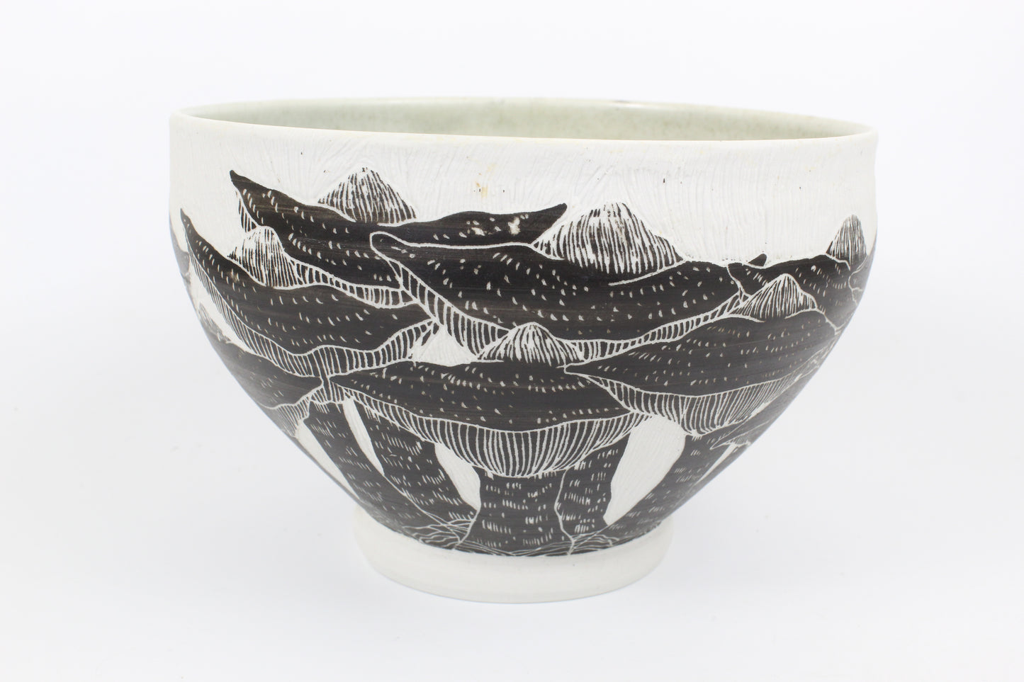 Mushroom serving bowl