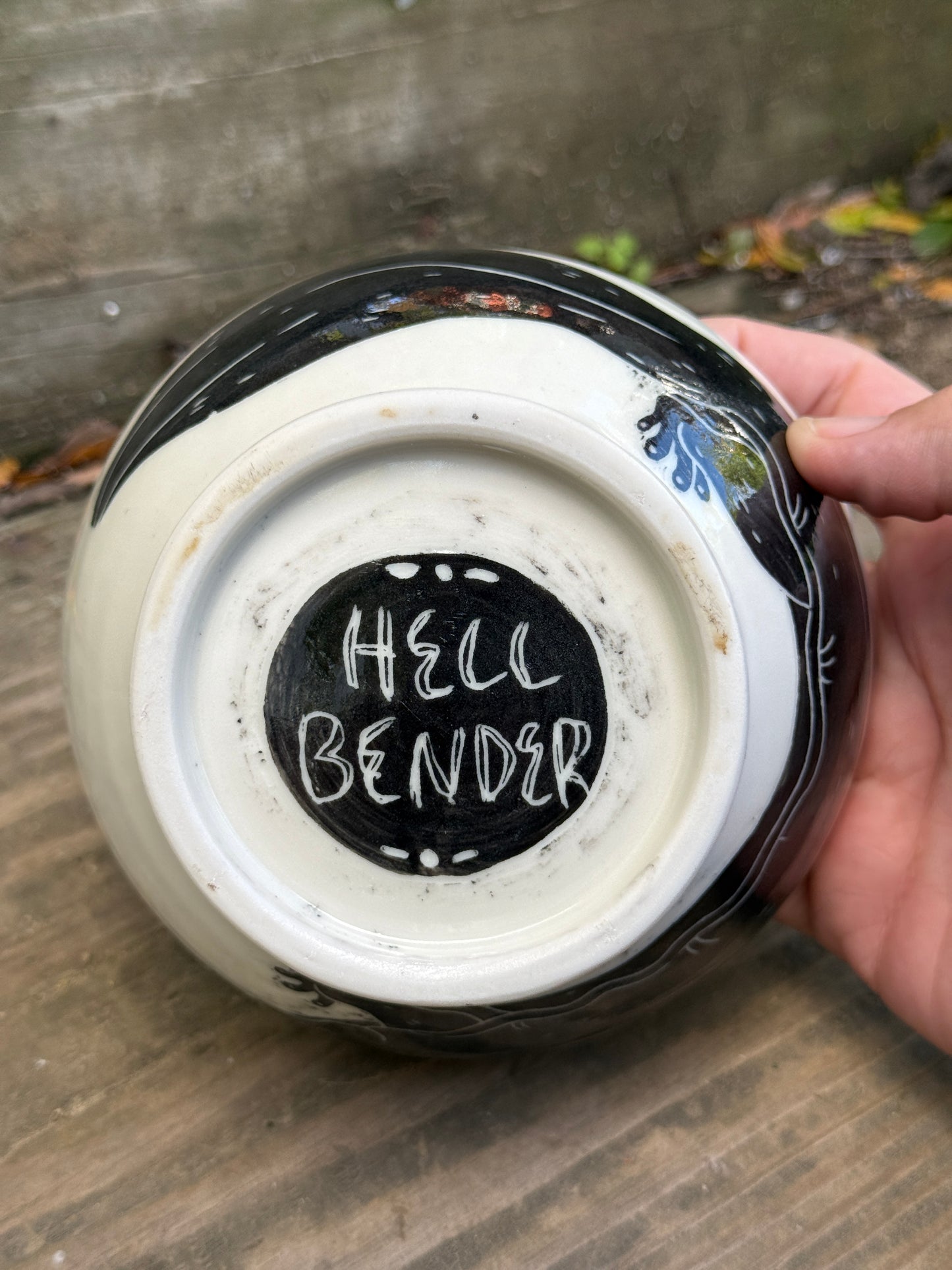 Hellbender soup bowl