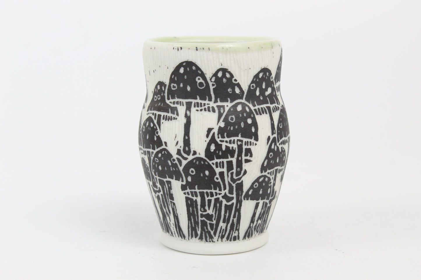 Mushroom forest vase