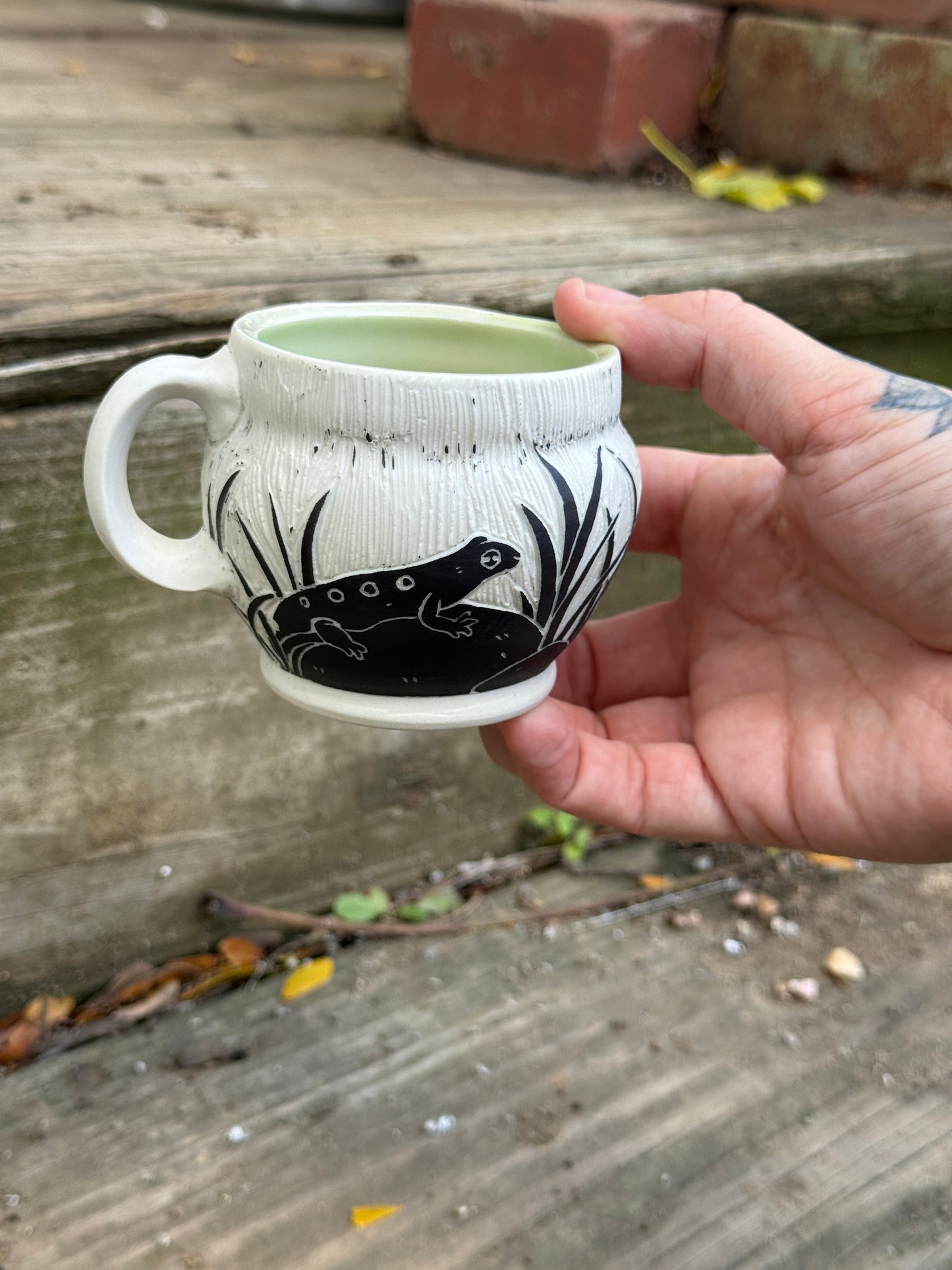 Red eft espresso mug