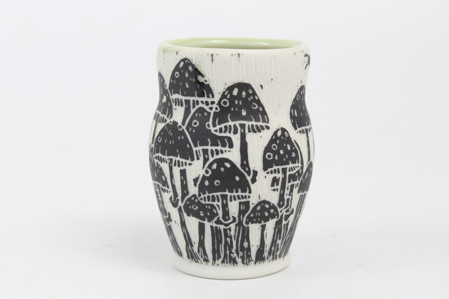 Mushroom forest vase