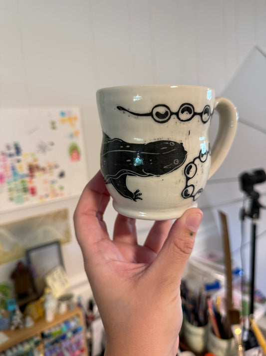 RESERVED Hellbender mug