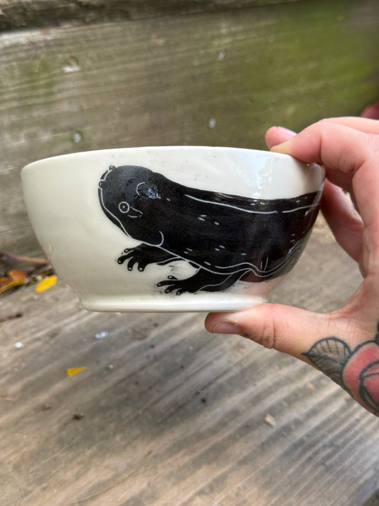 Hellbender soup bowl