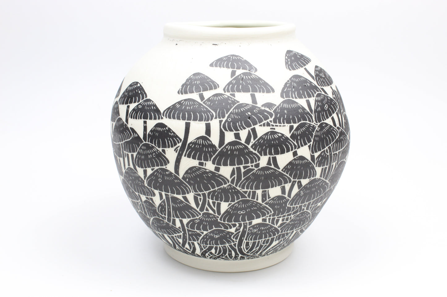 Mushroom Forest Moon Vase