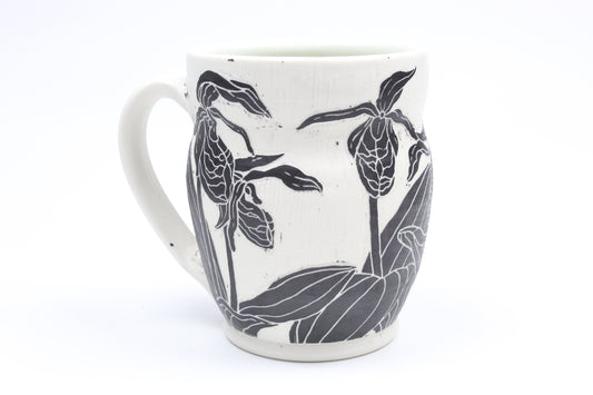 Lady Slipper and Slug Mug