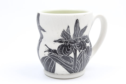 Showy Lady Slipper Espresso Mug