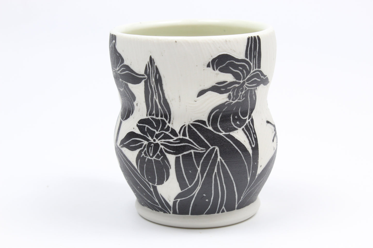 Showy Lady Slipper Espresso Mug