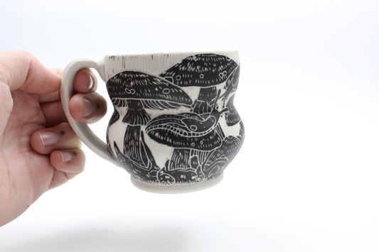 Mushroom forest mug