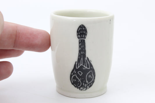 Mushroom shot glass