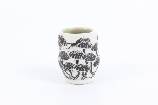 Mini mushroom vase