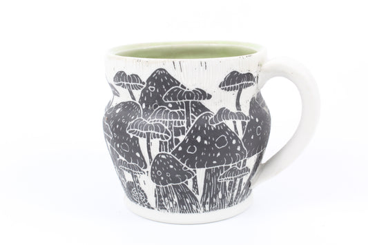 Mushroom forest mug