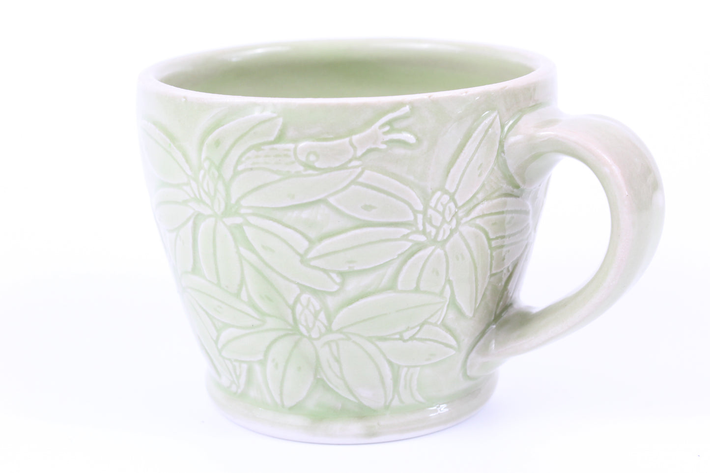 Rhododendron and slug mug