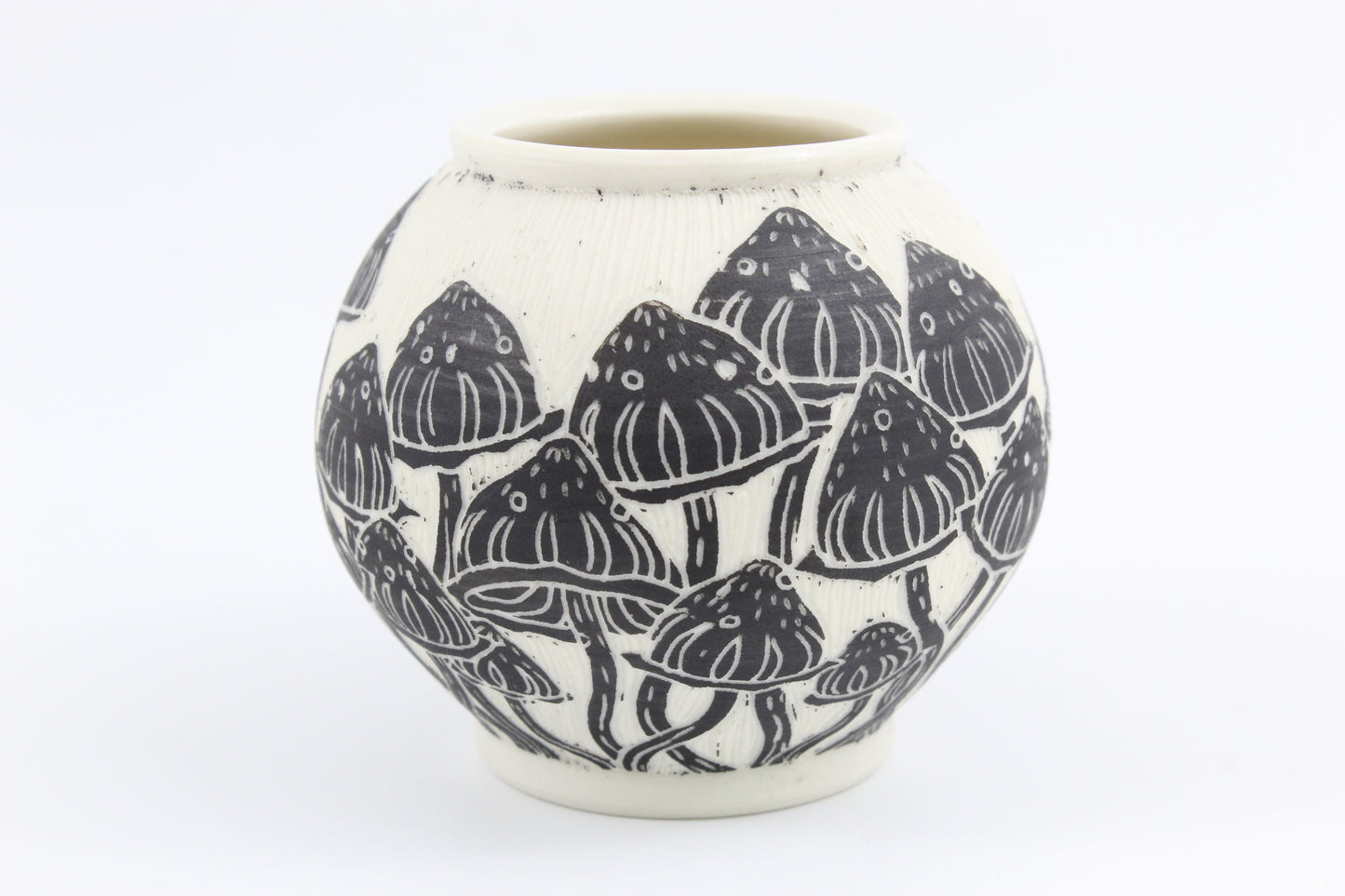 Mushroom forest vase