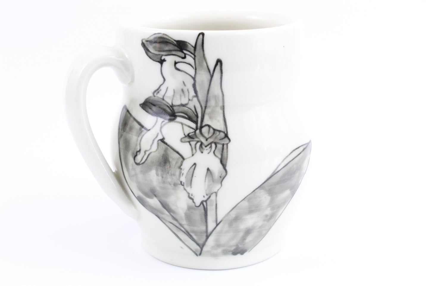 Showy orchid mug