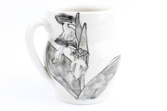 Showy orchid mug
