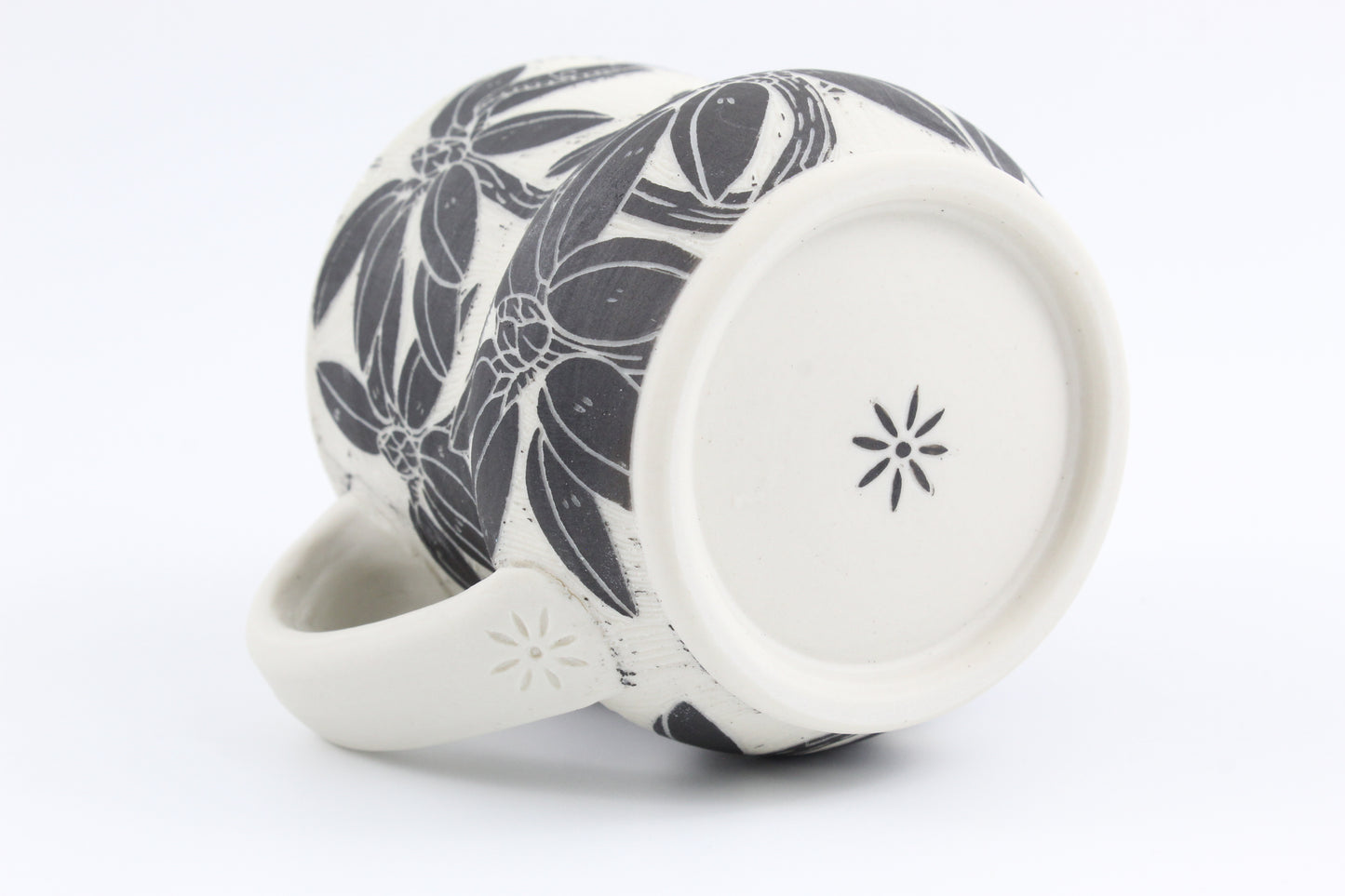 Rhododendron and slug mug