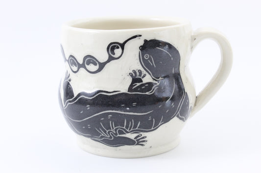 Hellbender and eggs mug