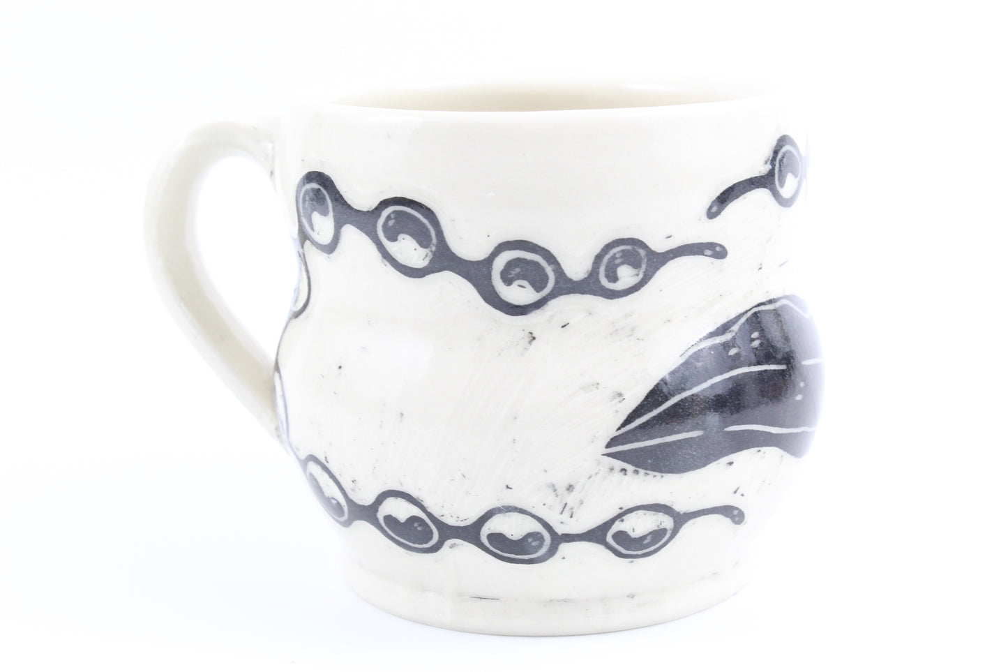Hellbender and eggs mug