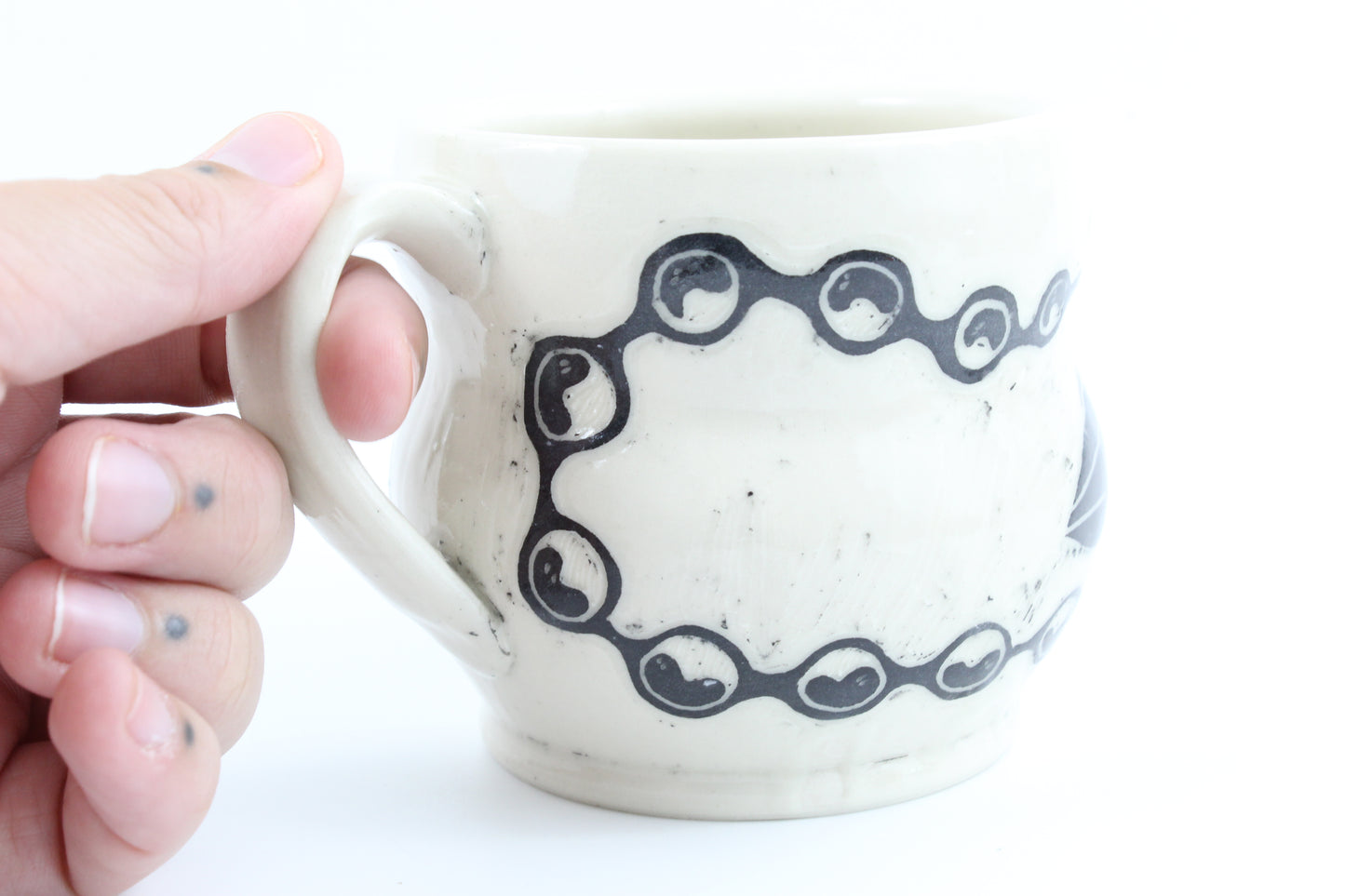 Hellbender and eggs mug