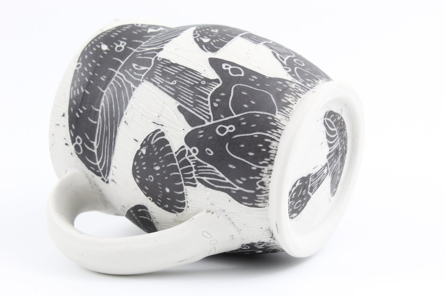 Mushroom and salamander mug