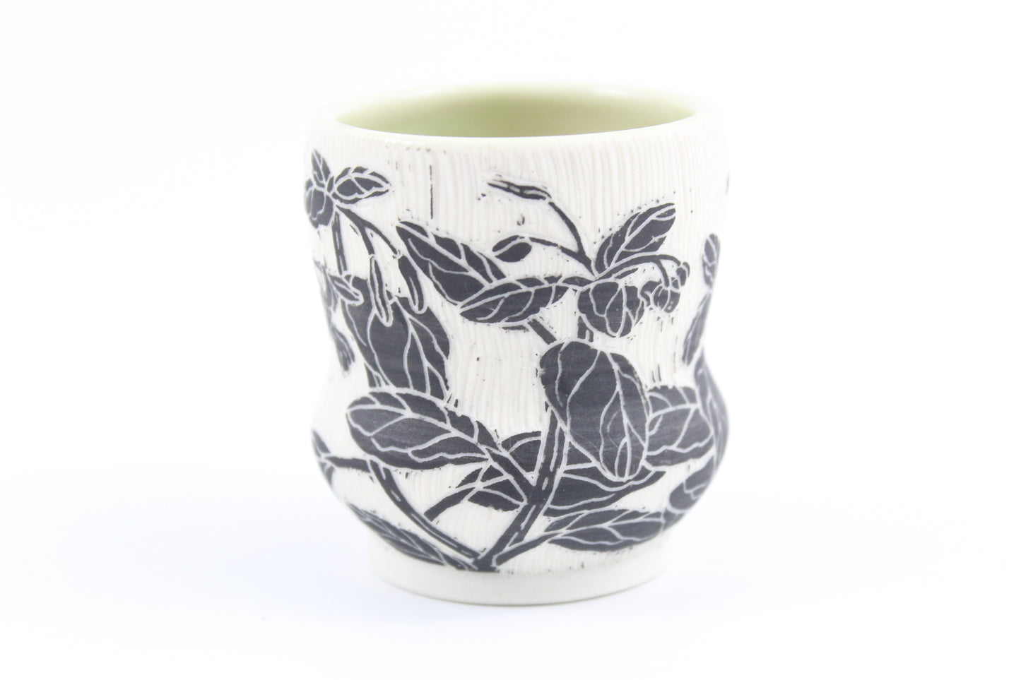 Jewelweed and Spring peeper vase