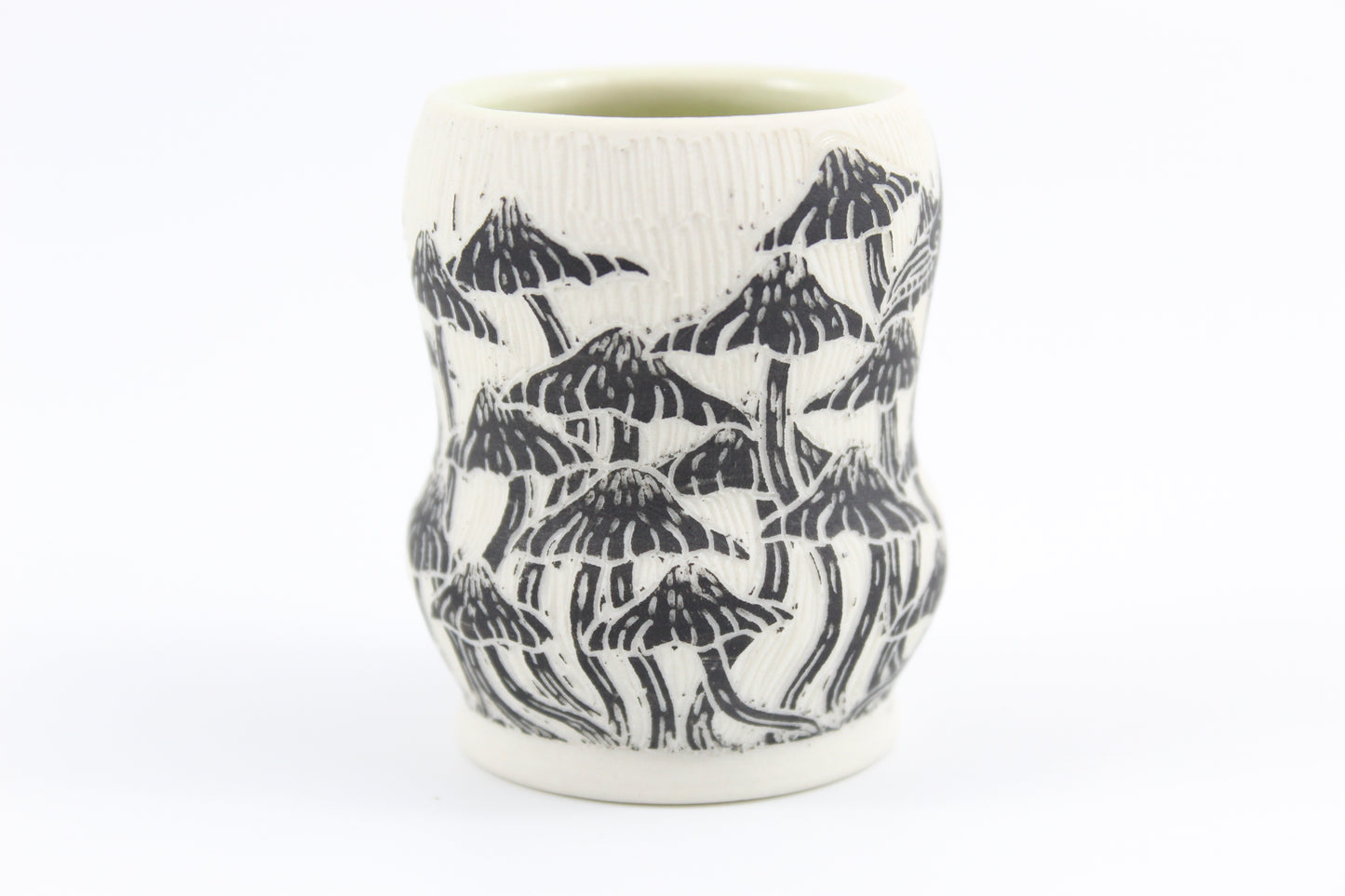 Mushroom forest mini vase