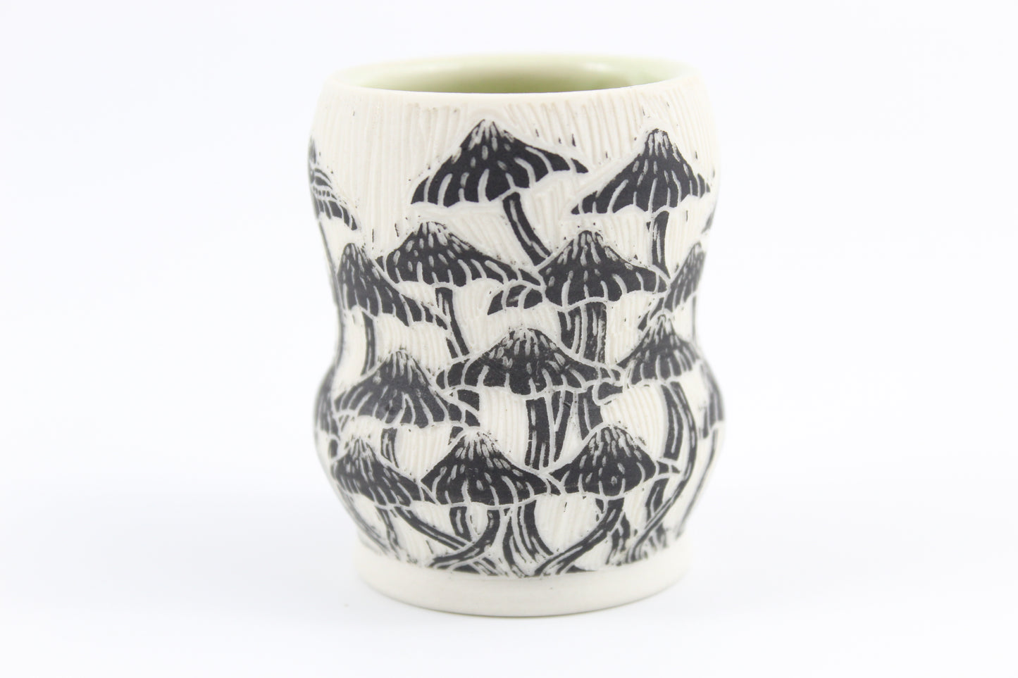 Mushroom forest mini vase