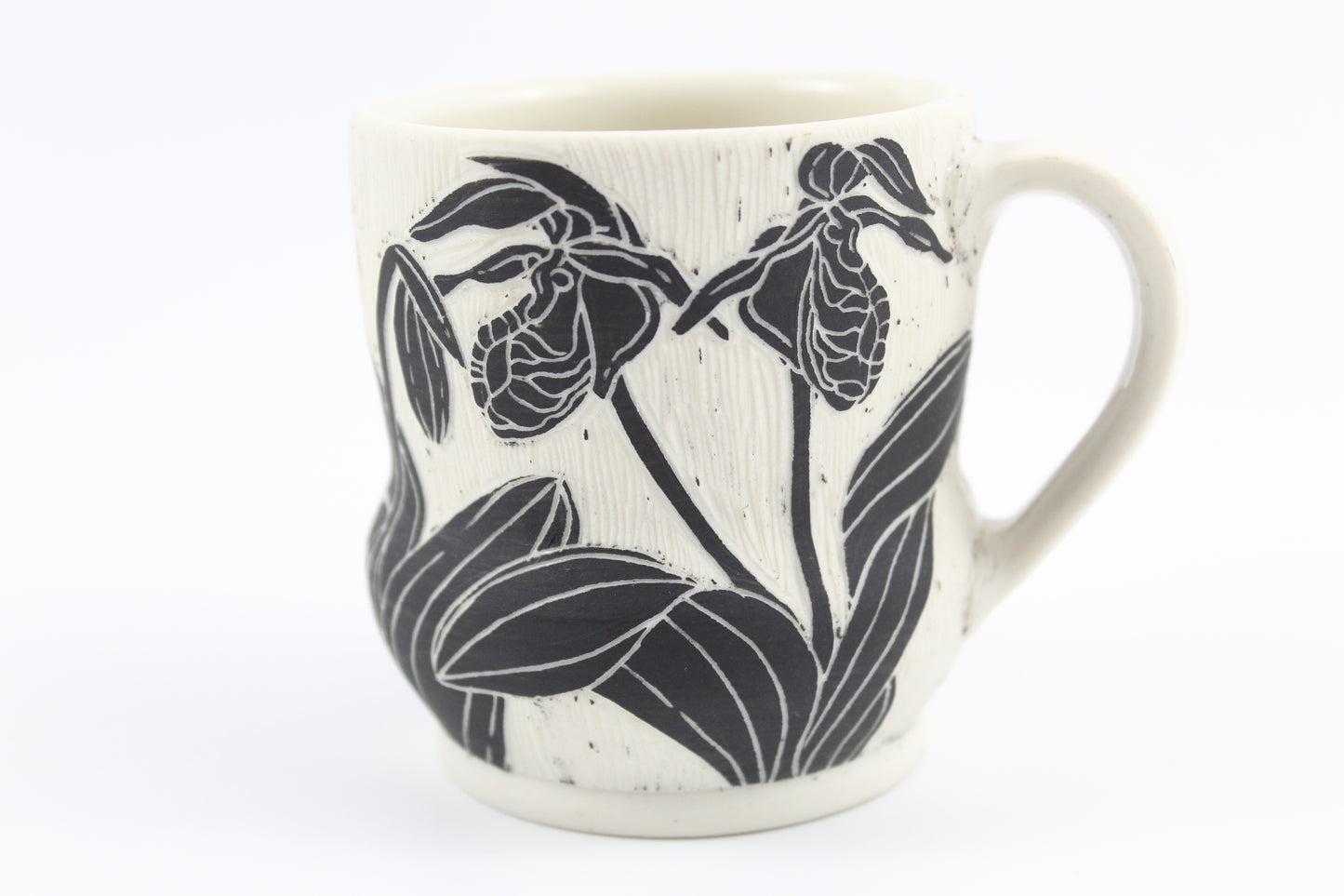 Pink Lady Slipper mug