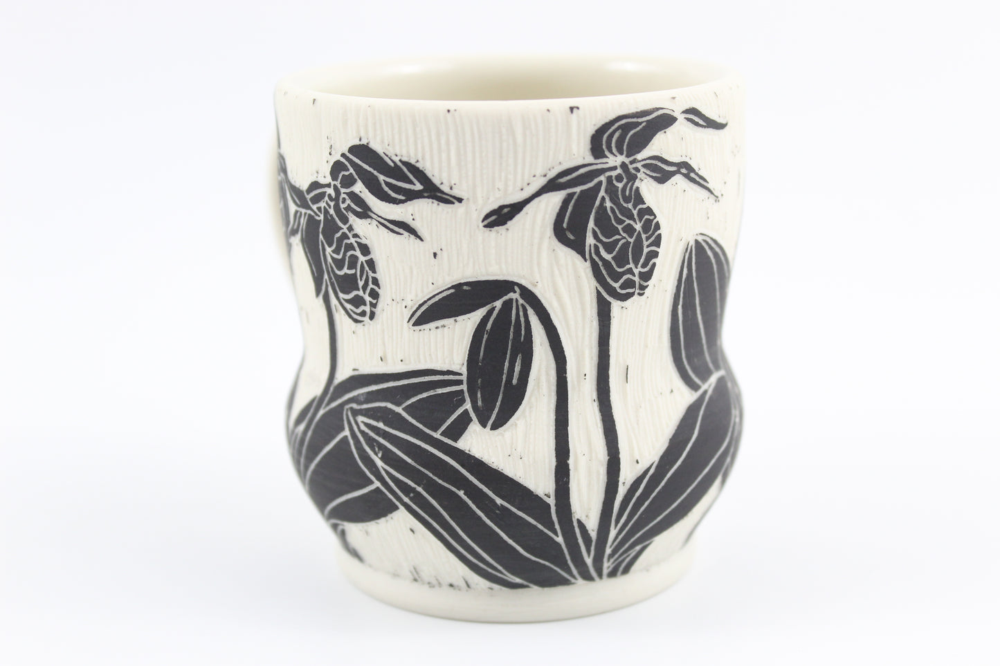 Pink Lady Slipper mug