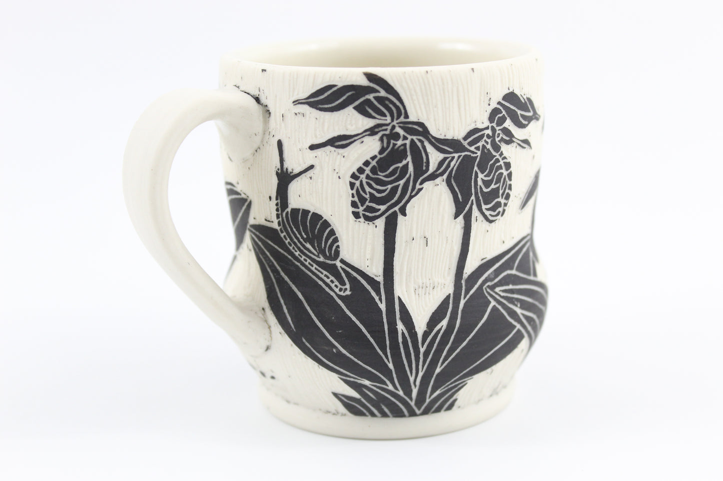 Pink Lady Slipper mug
